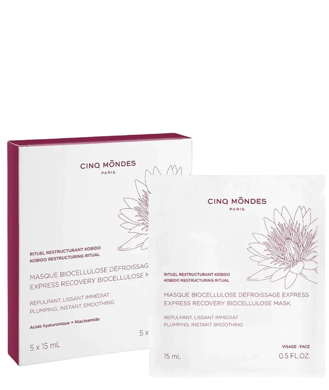 Cinq Mondes Express Recovery Biocellulose Masks